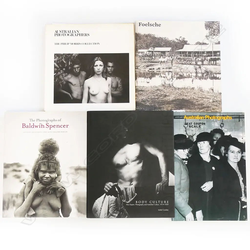 FOUR AUSTRALIAN PHOTOGRAPHY BOOKS: Body Culture + The Photographs of Baldwin Spencer etc Image 1++